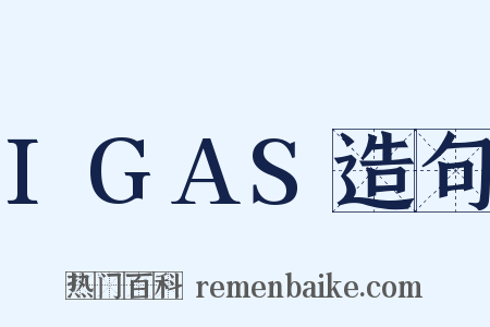 IGAS造句是什么意思的图片